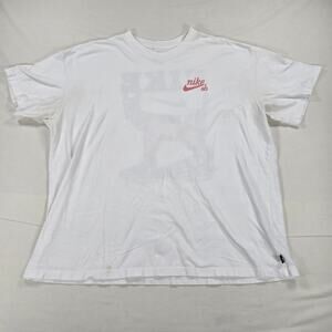 Nike Skateboarding SB‎ White Dog Shoes Graphic T-Shirt Men's Size XL